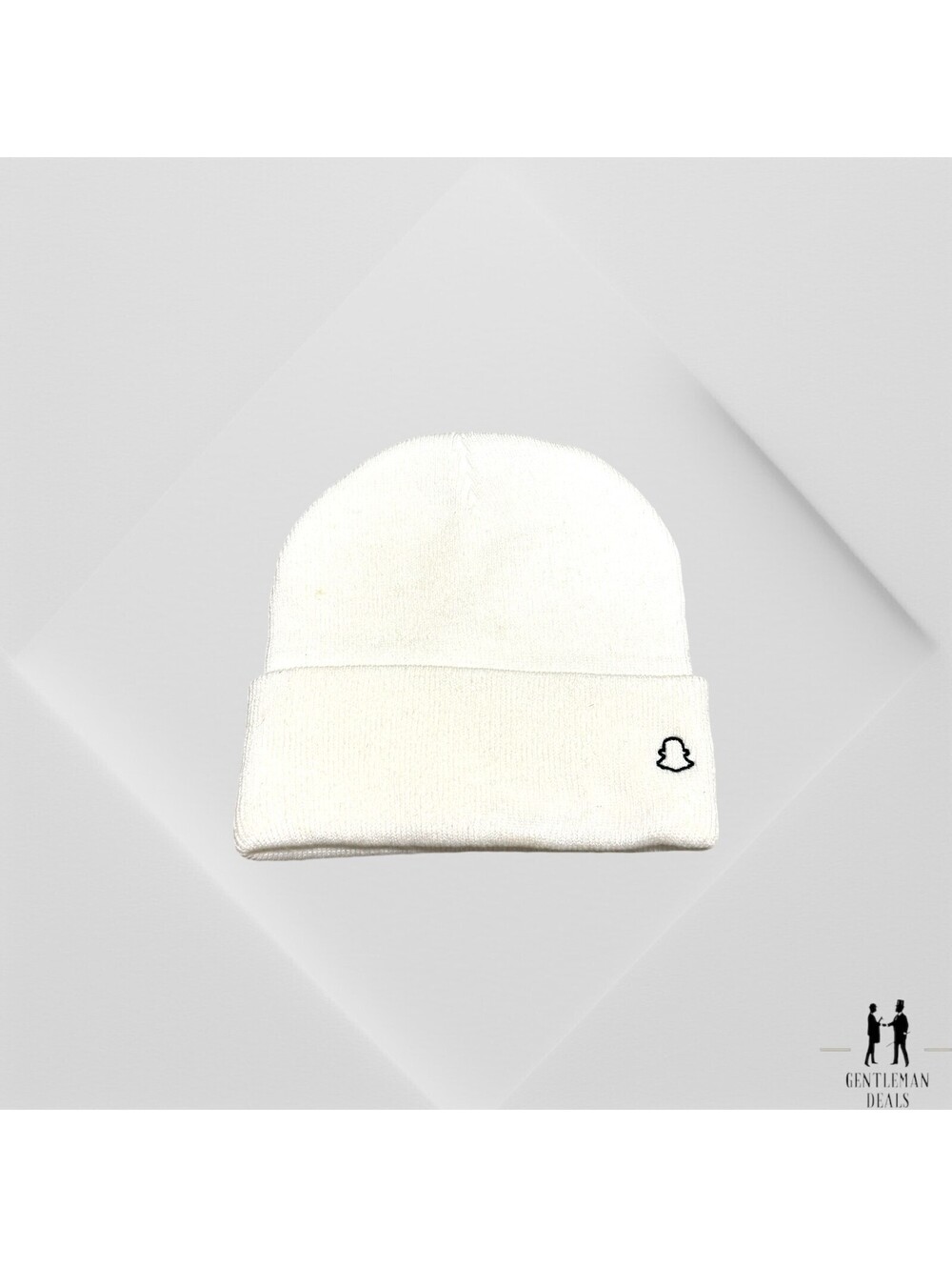 Madhappy Knit Hat Cotton Wool Snapchat Beanie Adult Sz White  NWOT Never worn